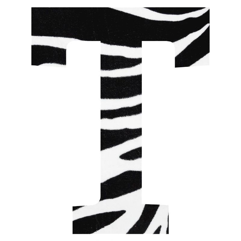 Letter t zebra