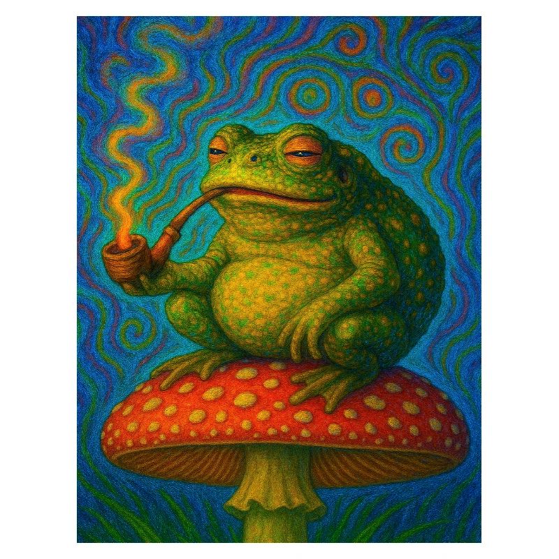 Smoking Toad