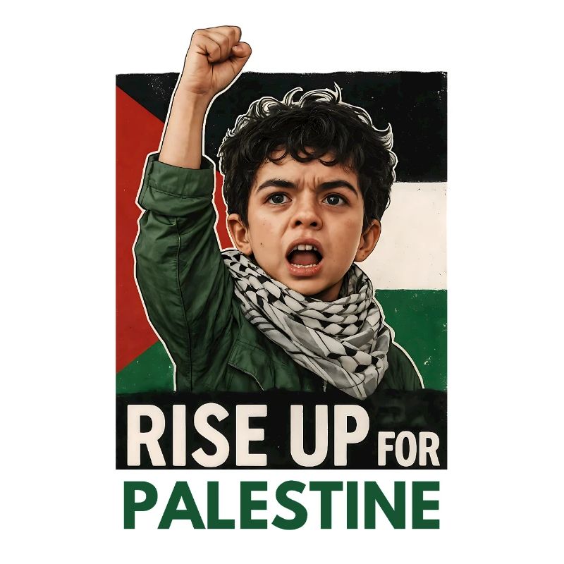 Rise Up For Palestine Powerful Protest Art