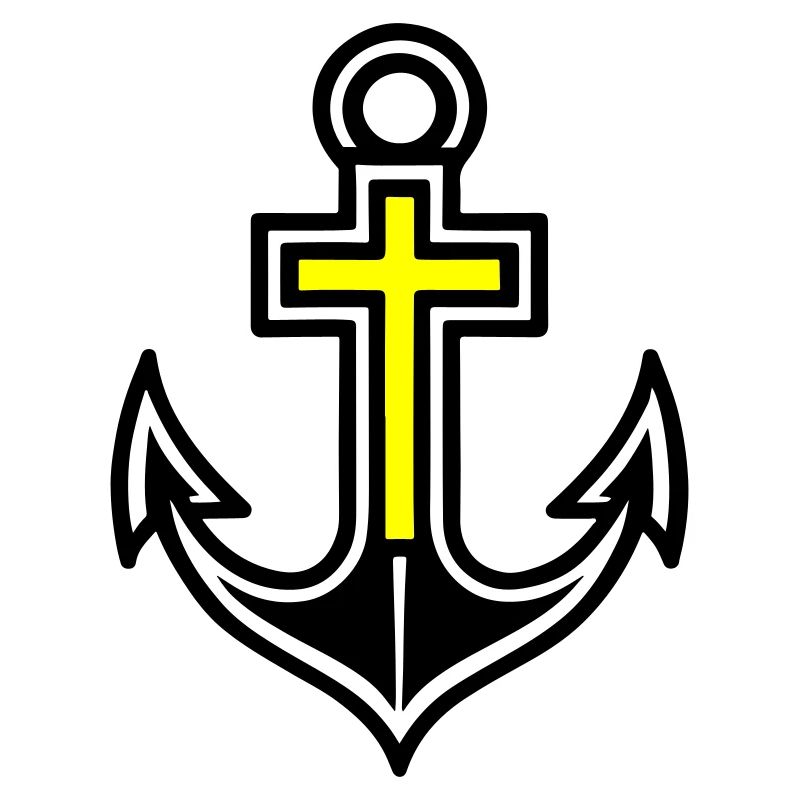 Anker Kreuz Symbol