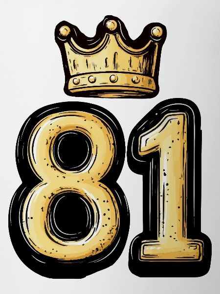81 Zahl Krone