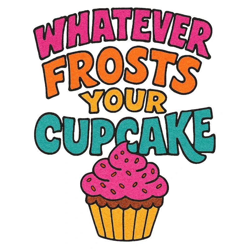 Illustration de citation audacieuse sur les cupcakes