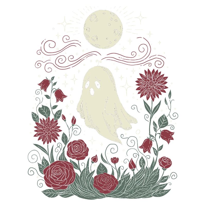 Fantôme et roses