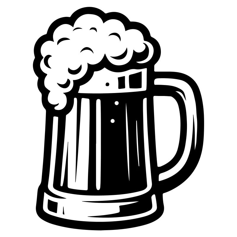 Chope à bière symbole bière