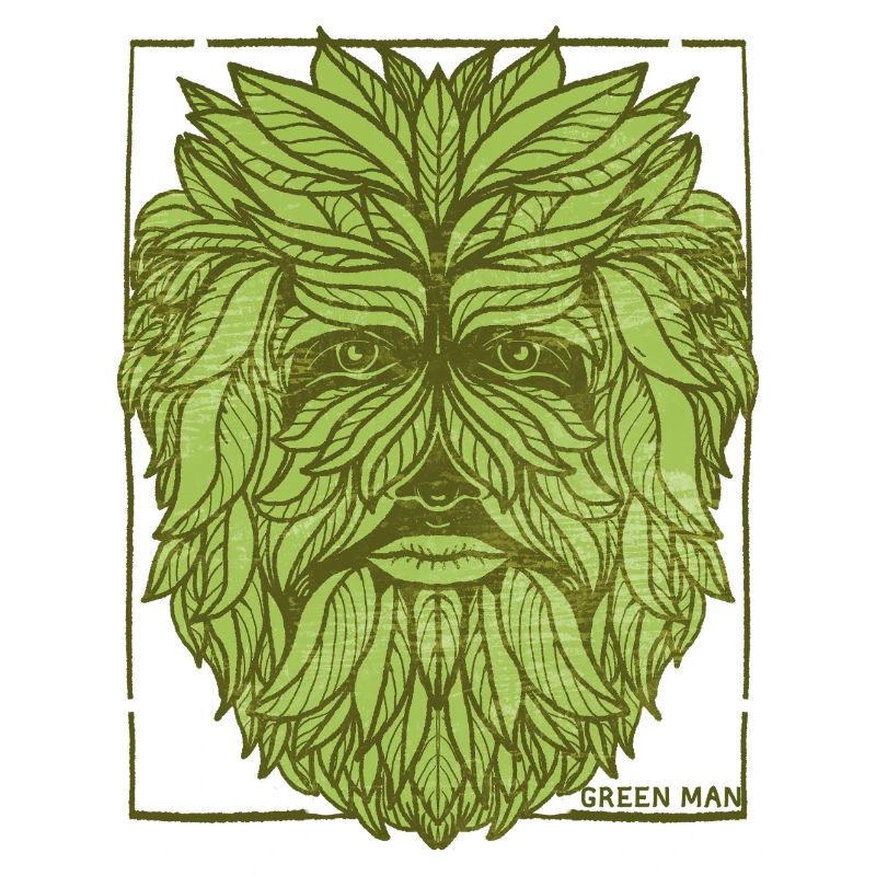 Mystical tree face design