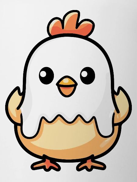 Chicken Halloween Ghost