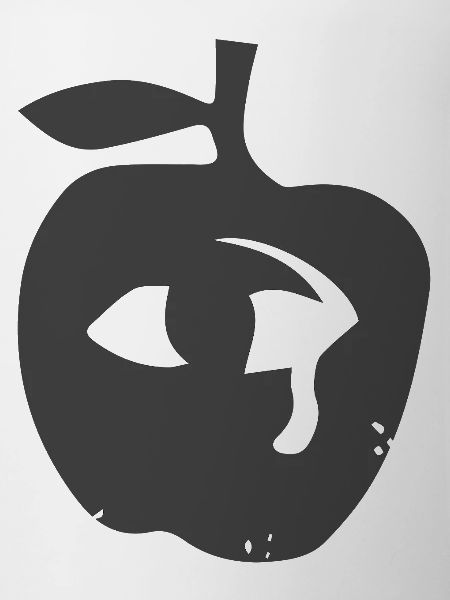 Eye in the apple