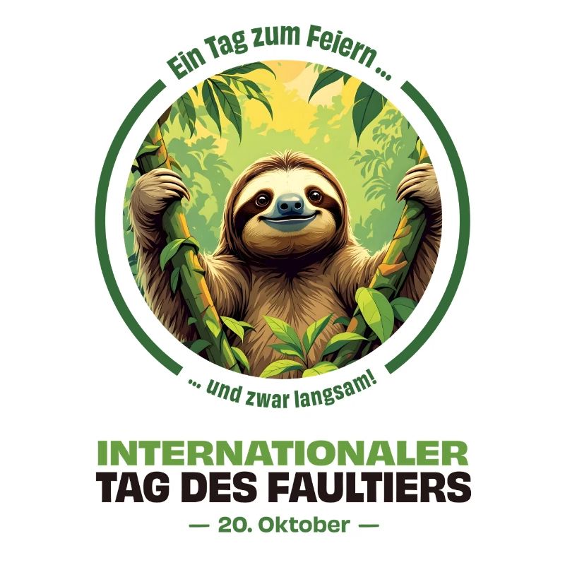 October 20 – International Sloth Day
