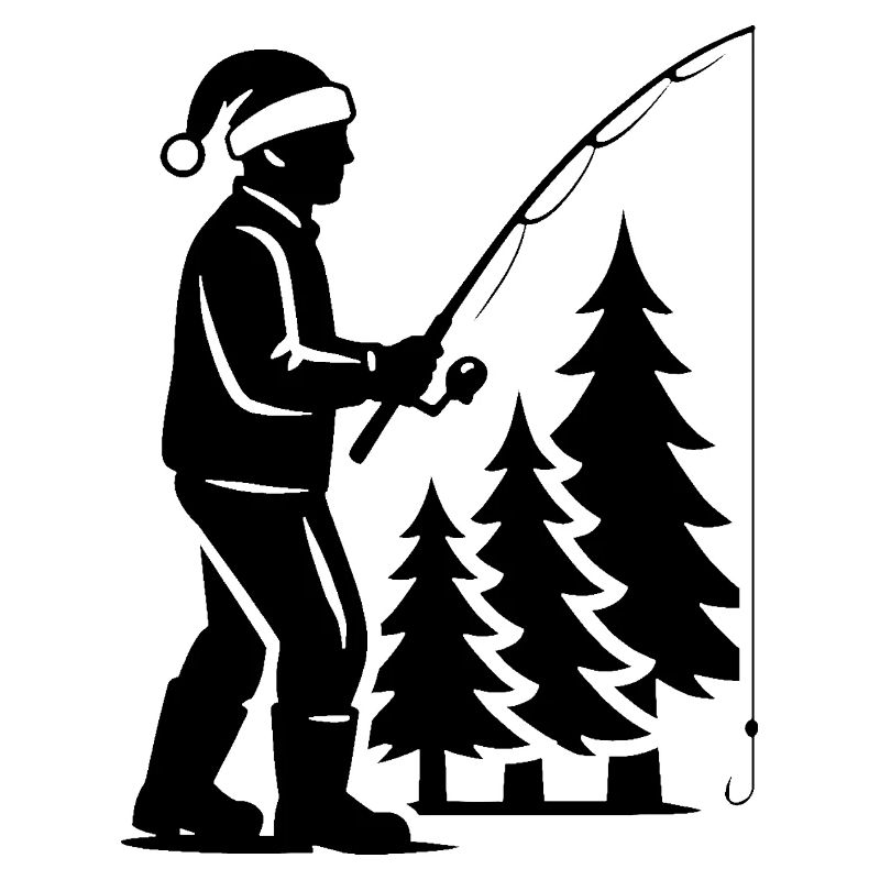 Nuit de Noël en forêt du pêcheur