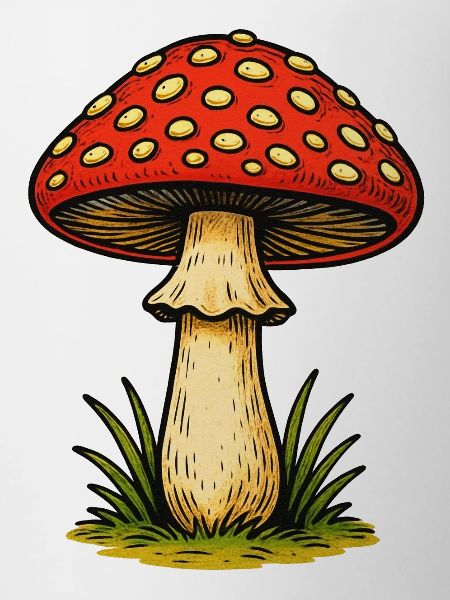 Red Toadstool Retro