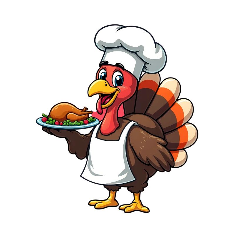 Cuisinier de dinde de Thanksgiving Thanksgiving