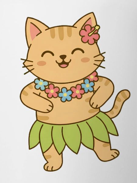 Cat in Hawaii
