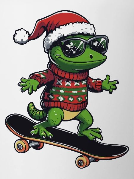 Lizard Christmas Funny