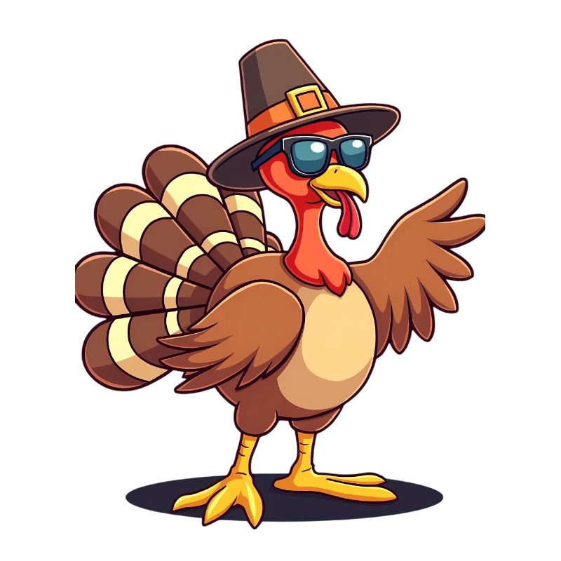 Thanksgiving Drôle Dinde de Thanksgiving