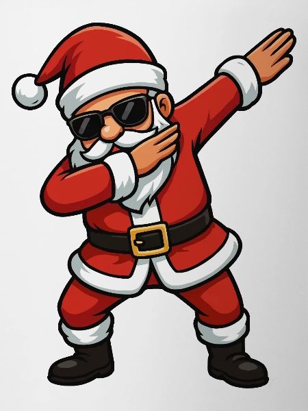 Weihnachtsmann Dab-Style