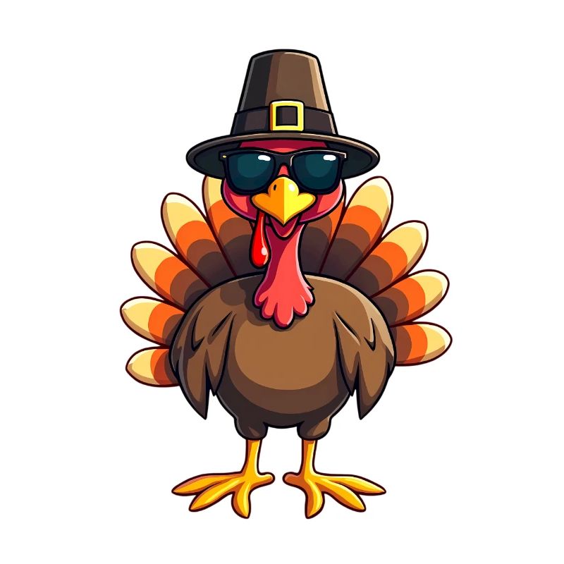 Thanksgiving Drôle Dinde de Thanksgiving