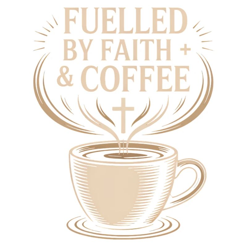 Alimenté par la foi et le café Glaube Kaffee Kreuz