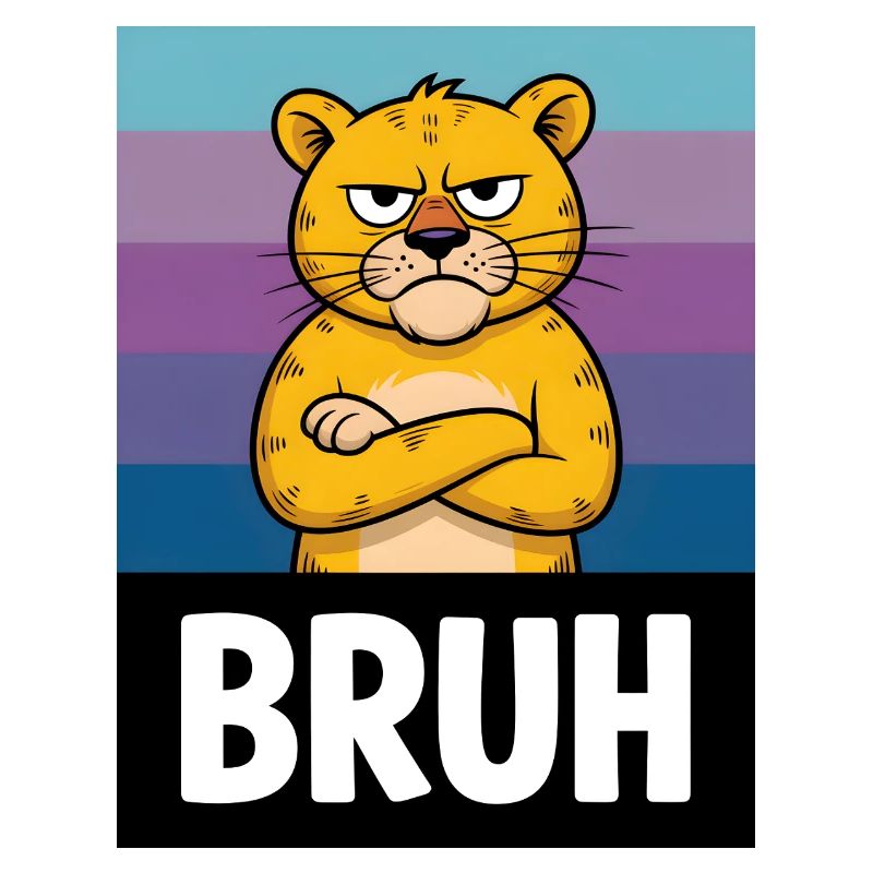 Grummel Katze BRUH