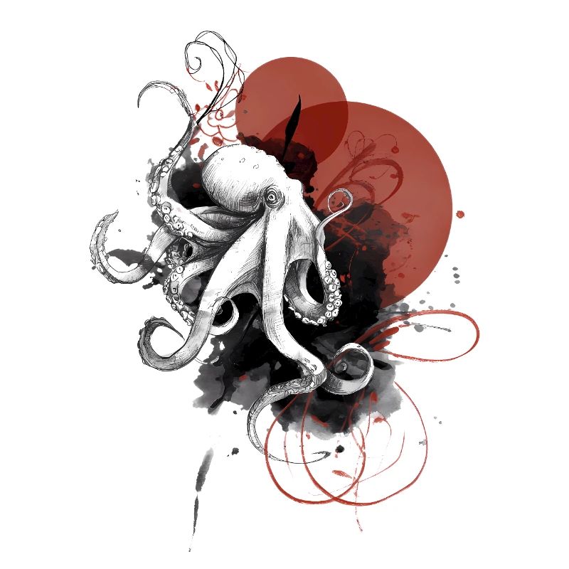 White Octopus – Artful Ink Style