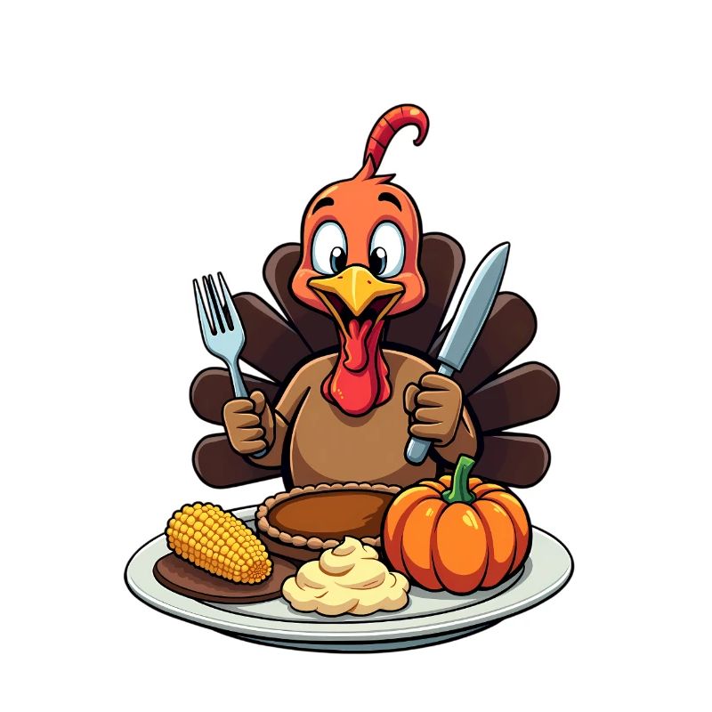 Thanksgiving Drôle Dinde de Thanksgiving
