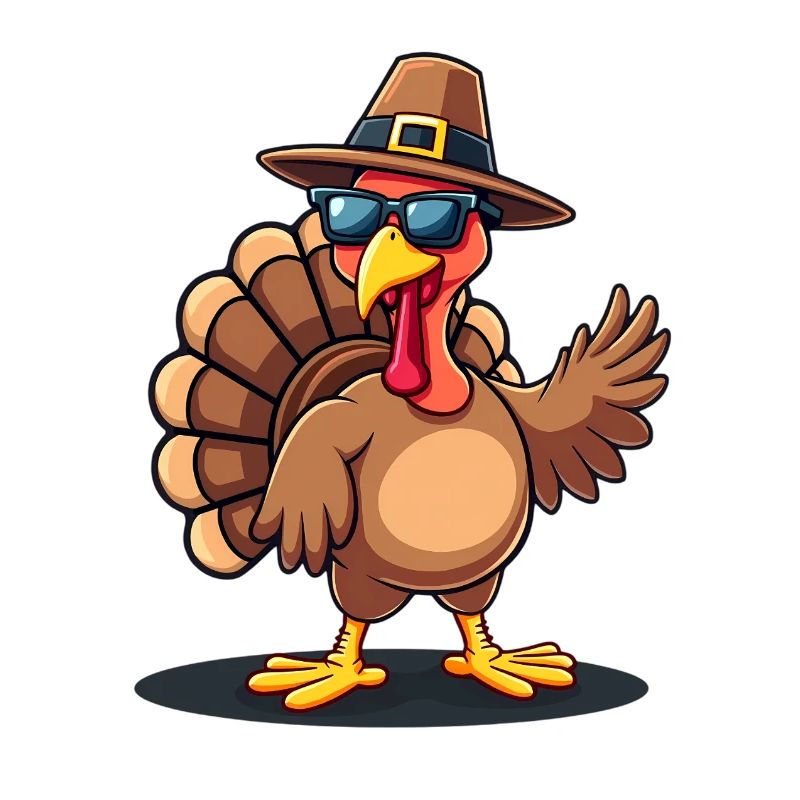 Thanksgiving Drôle Dinde de Thanksgiving