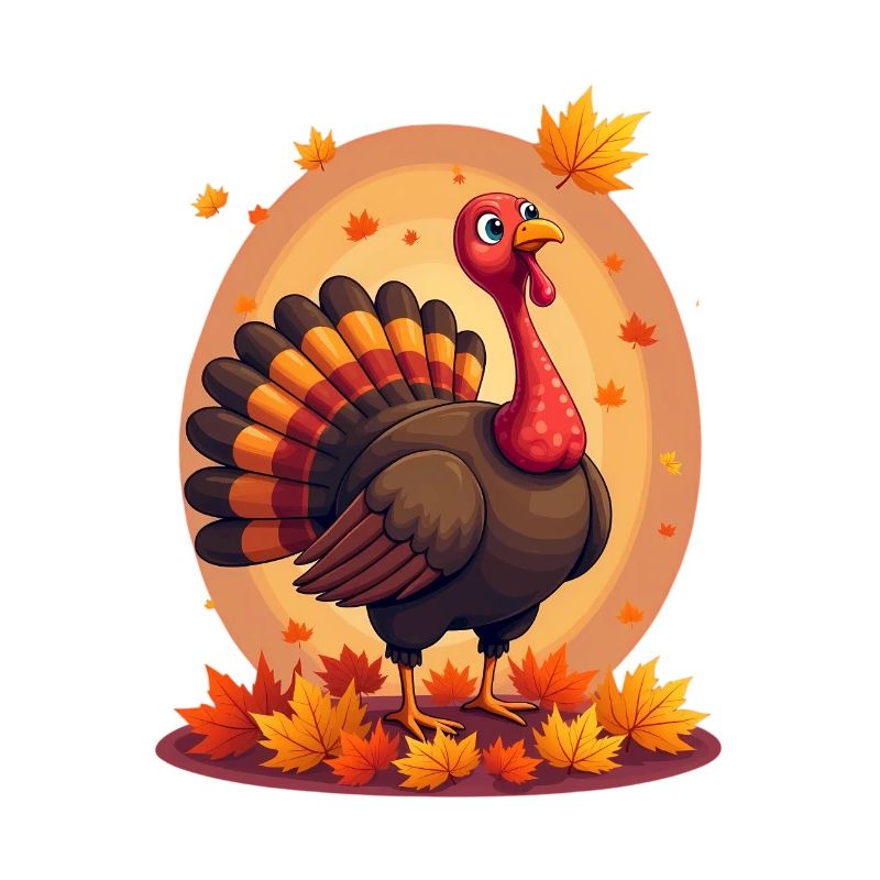 Thanksgiving Drôle Dinde de Thanksgiving