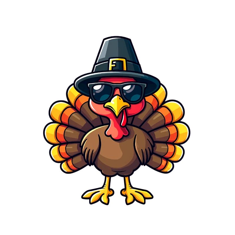Thanksgiving Drôle Dinde de Thanksgiving