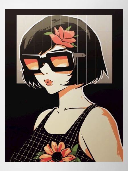 Retro Blossom Sunglasses Style