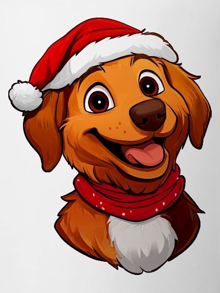 Dog Santa Claus