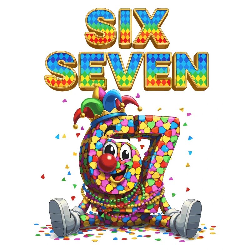 67 six seven Karneval Süß Geschenk