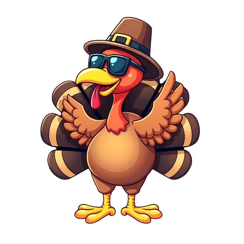Thanksgiving Drôle Dinde de Thanksgiving