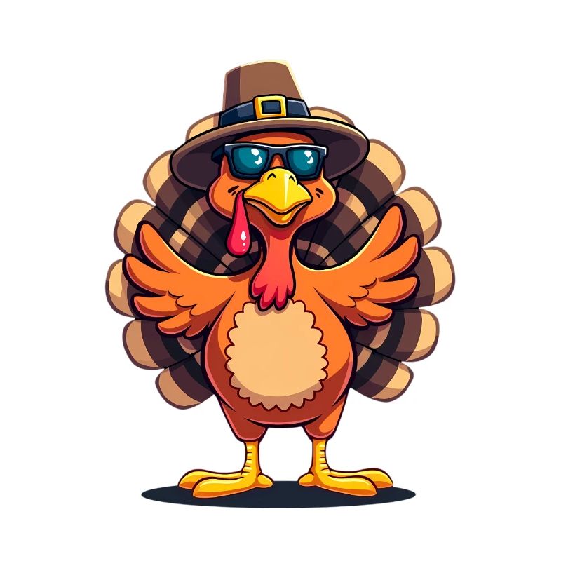 Thanksgiving Drôle Dinde de Thanksgiving