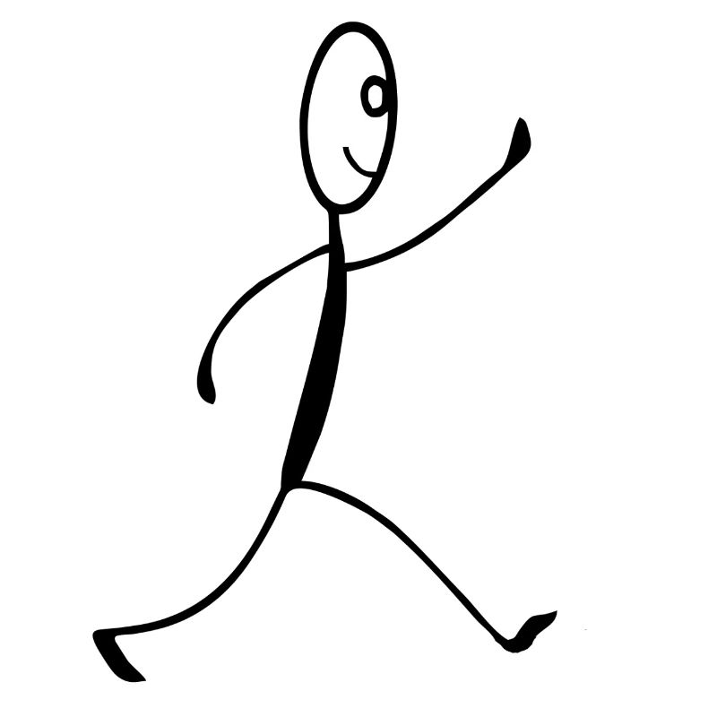 Figure en course