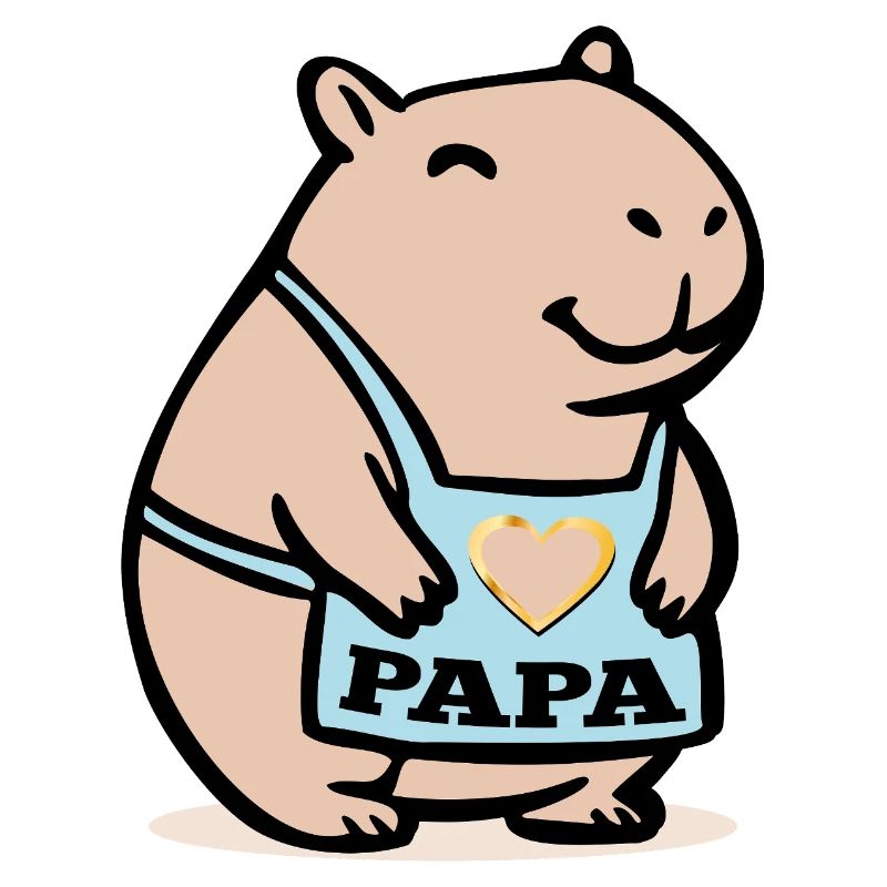 Capybara Papa Capybaras
