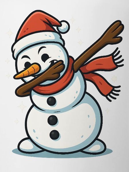 Dabbing Snowman Dab
