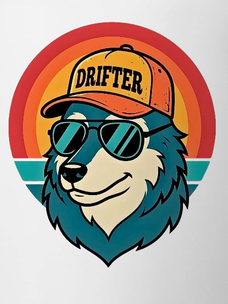Drifter Wolf Sunset Tee
