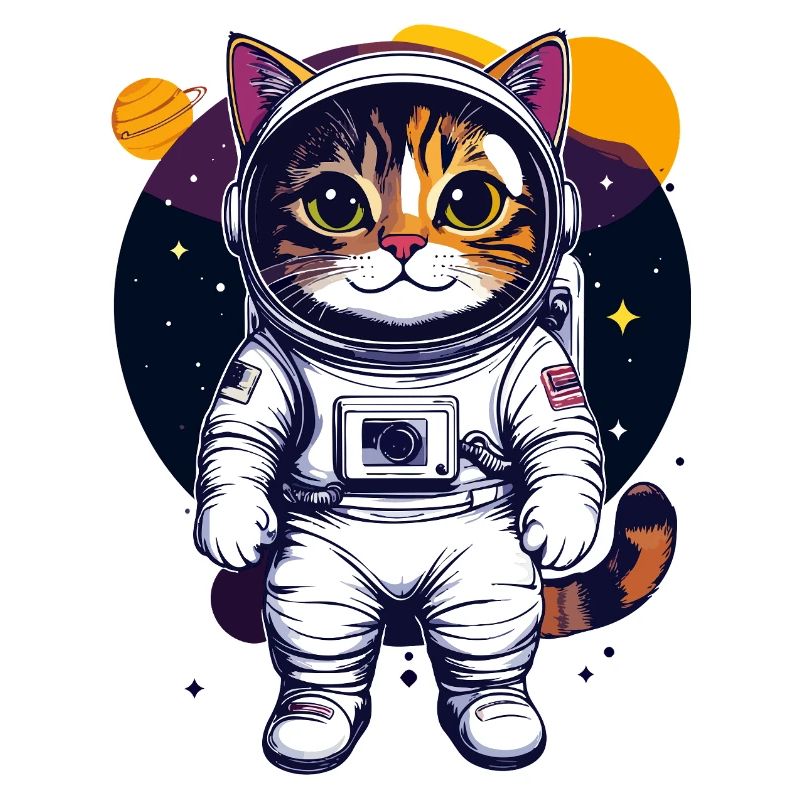 Cool Space Cat Cat Astronaut Cats Design