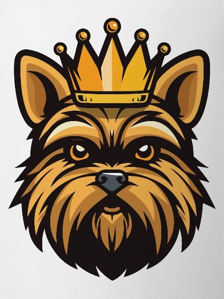 Yorkshire Terrier Hund Krone