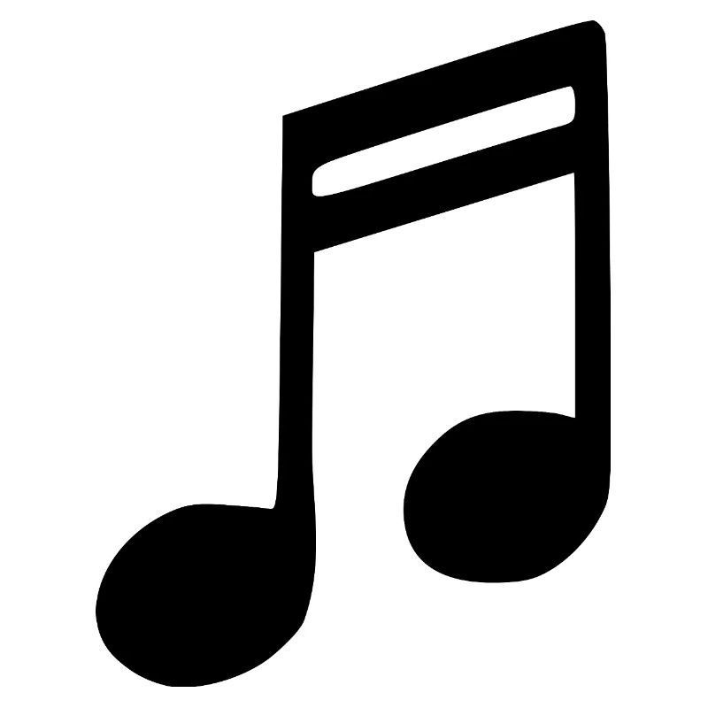 Music Note Music Note Black