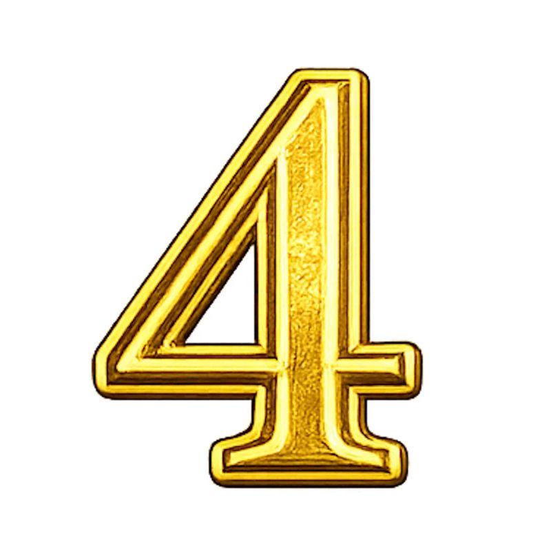 Golden Four Digit – Luxury Typography