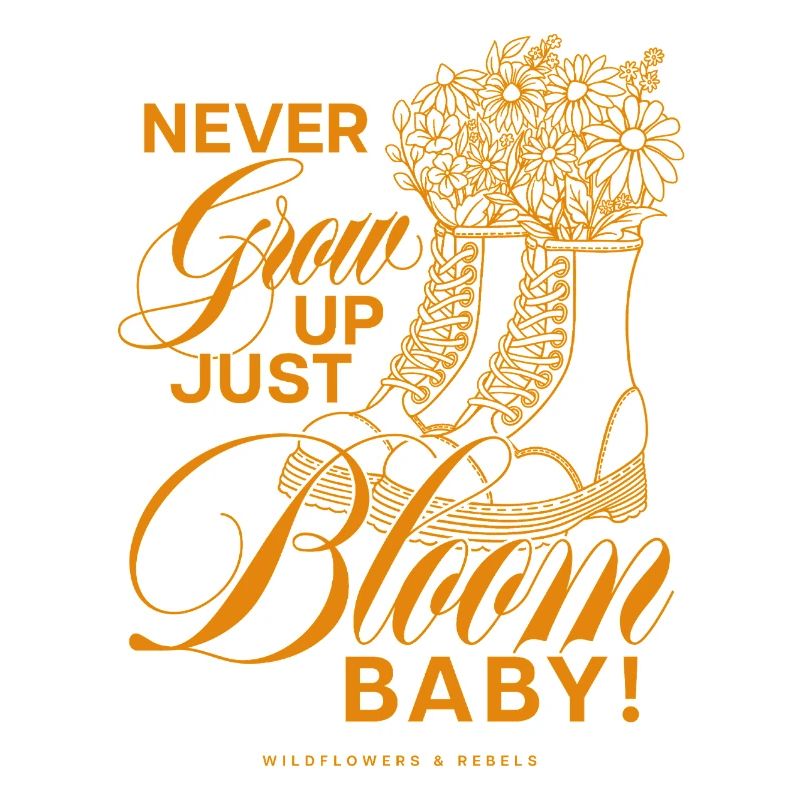 Ne grandis jamais, juste fleurir bébé