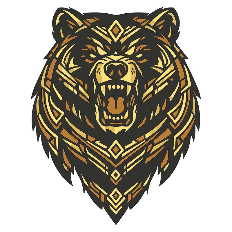 Bearhead Tribal Geometry