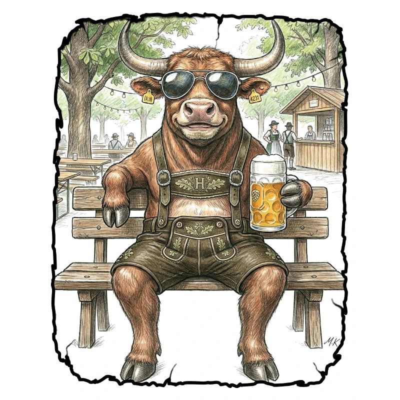 Stier Bulle Biergarten