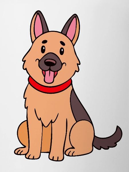 Cute German Shepherd (comic)