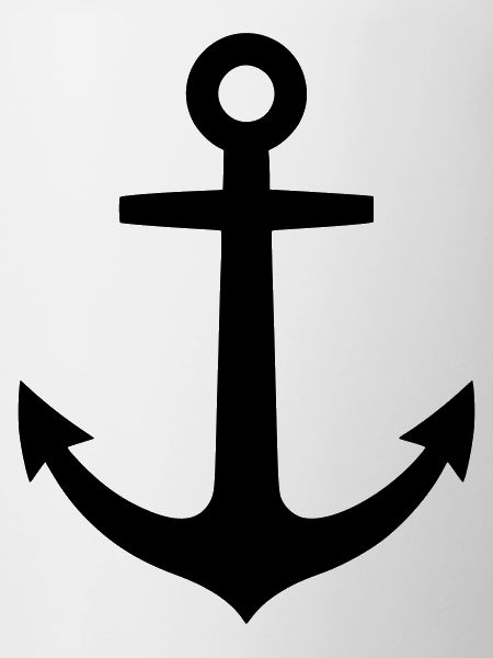 Logo du navire maritime d’ancre