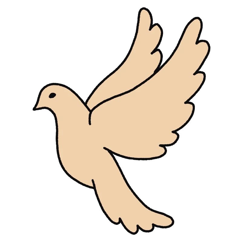 Friedenstaube Beige