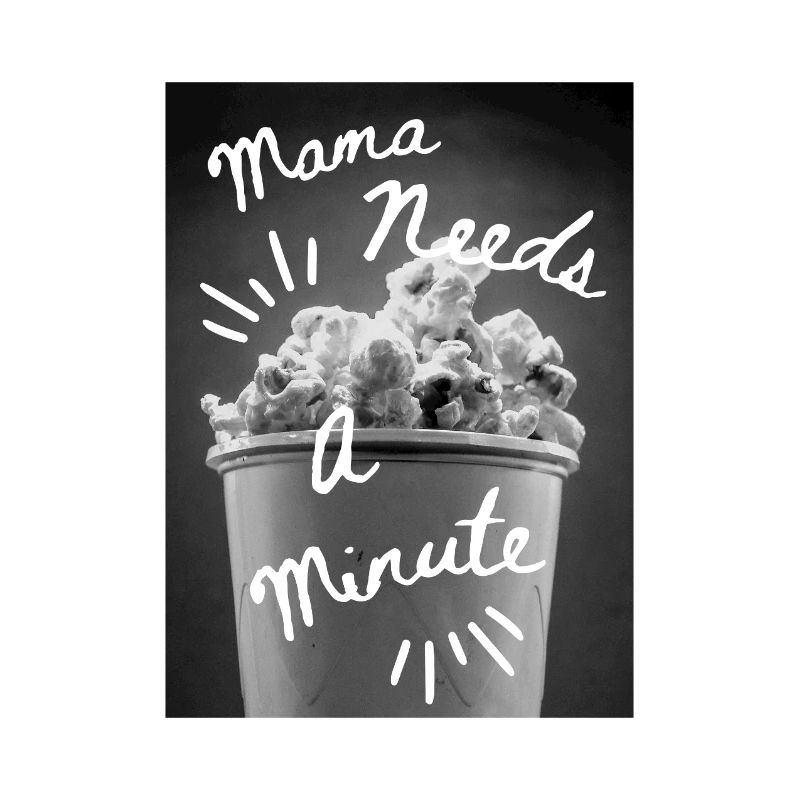 Maman a besoin d’un moment de pop-corn