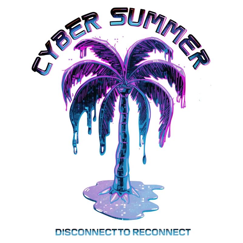 Cyber Summer Palm Melting