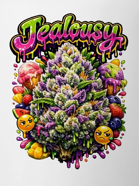 Jealousy Graffiti Art Print