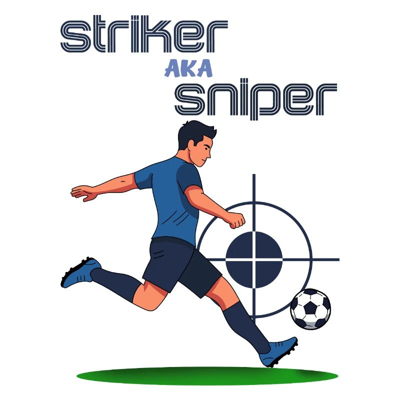 Attaquant alias Sniper, attaquant au football